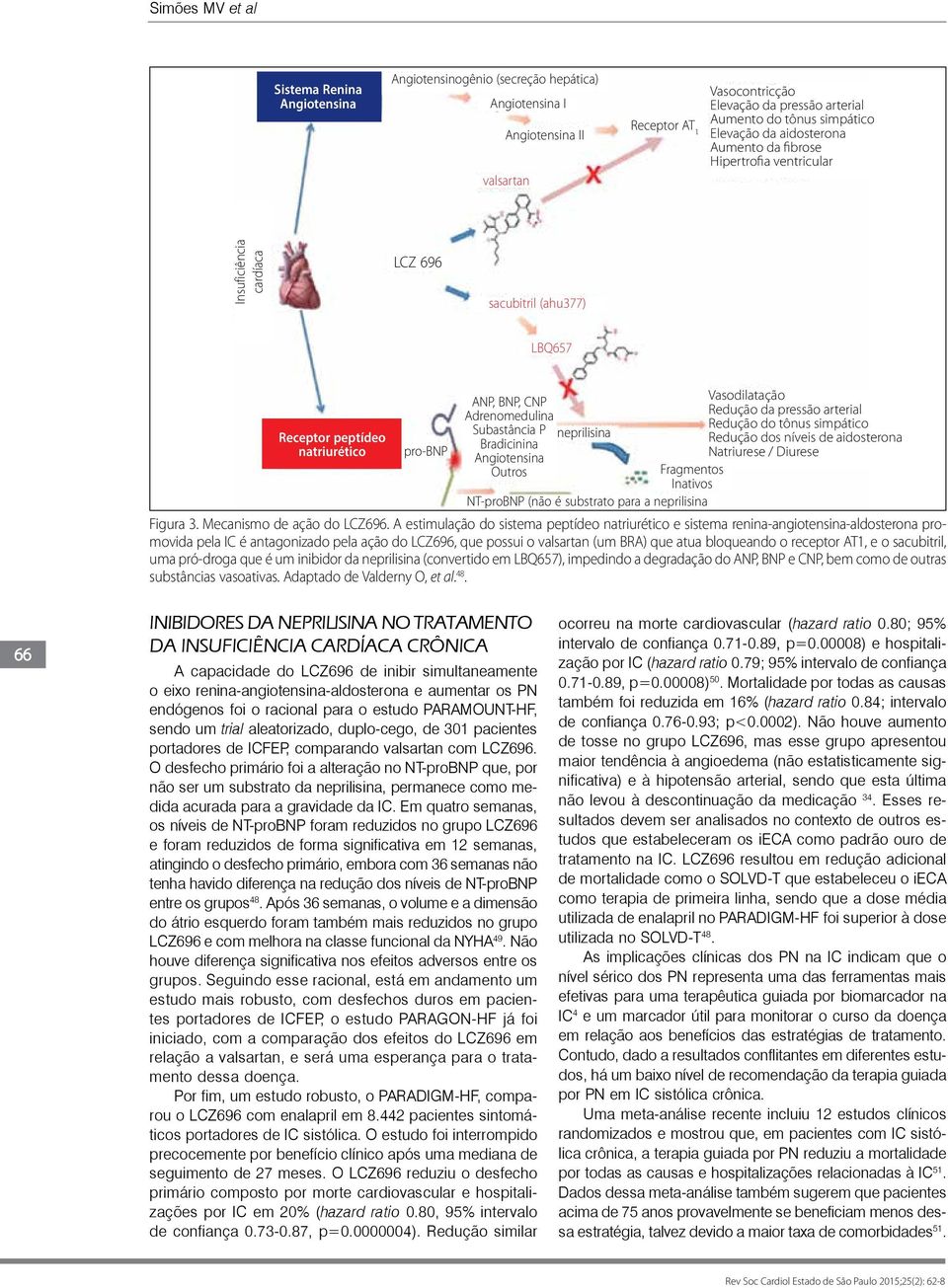 Adrenomedulina Subastância P neprilisina Bradicinina Angiotensina Outros Vasodilatação Redução da pressão arterial Redução do tônus simpático Redução dos níveis de aidosterona Natriurese / Diurese