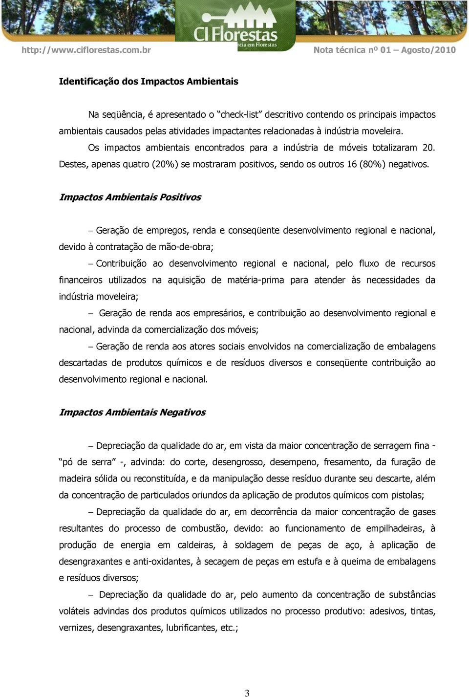 Impactos Ambientais Positivos Geração de empregos, renda e conseqüente desenvolvimento regional e nacional, devido à contratação de mão-de-obra; Contribuição ao desenvolvimento regional e nacional,