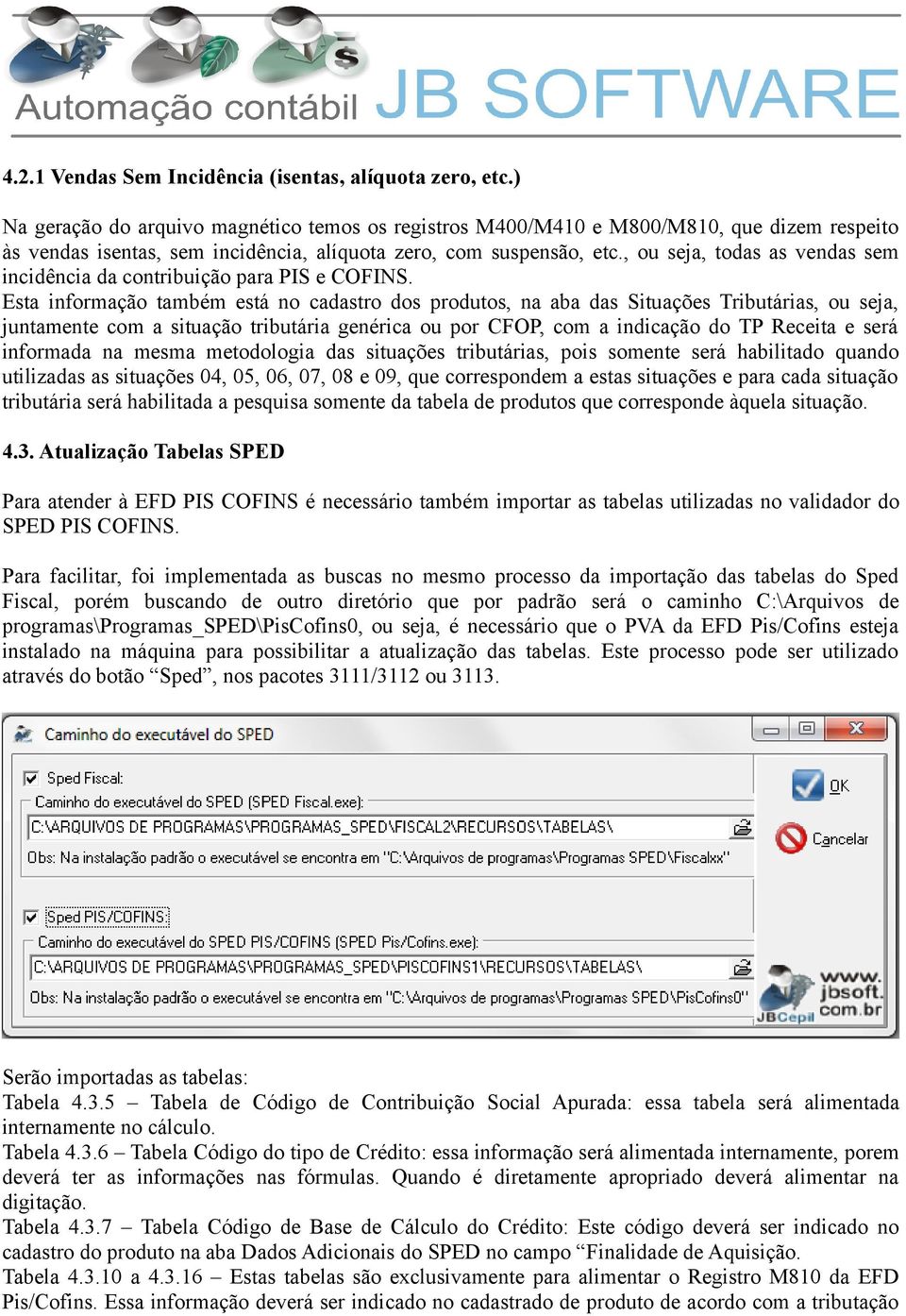 , ou seja, todas as vendas sem incidência da contribuição para PIS e COFINS.