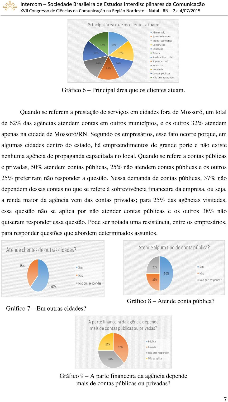 Segundo os empresários, esse fato ocorre porque, em algumas cidades dentro do estado, há empreendimentos de grande porte e não existe nenhuma agência de propaganda capacitada no local.