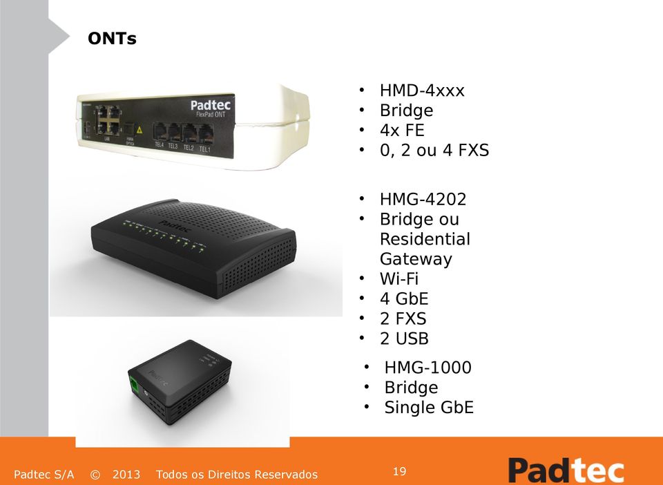 Residential Gateway Wi-Fi 4 GbE 2