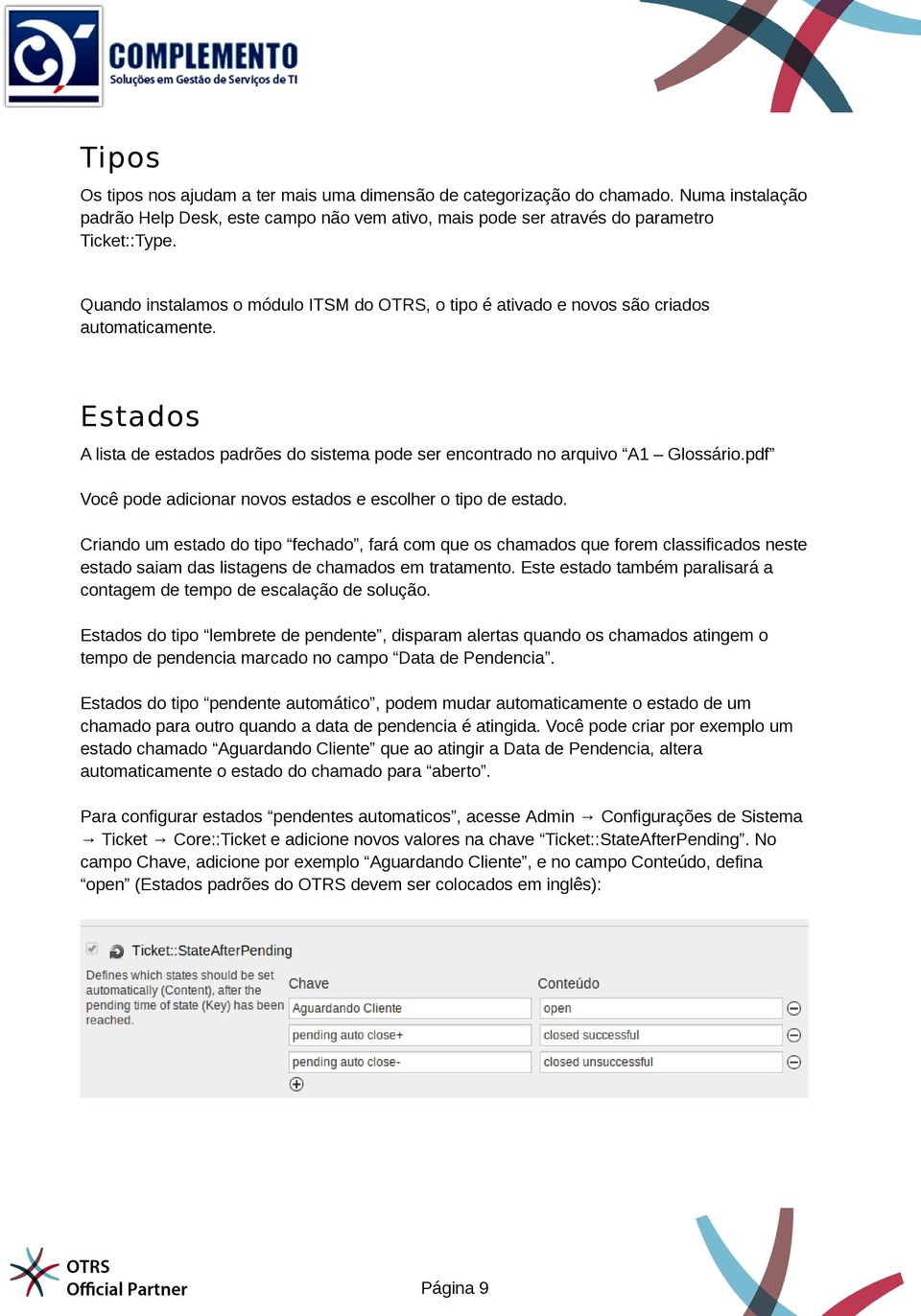 pdf Você pode adicionar novos estados e escolher o tipo de estado.