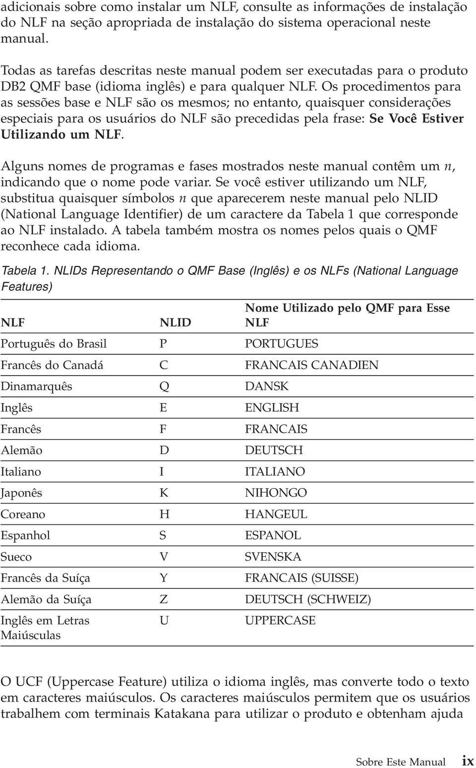 Os procedimentos para as sessões base e NLF são os mesmos; no entanto, quaisquer considerações especiais para os usuários do NLF são precedidas pela frase: Se Você Estier Utilizando um NLF.