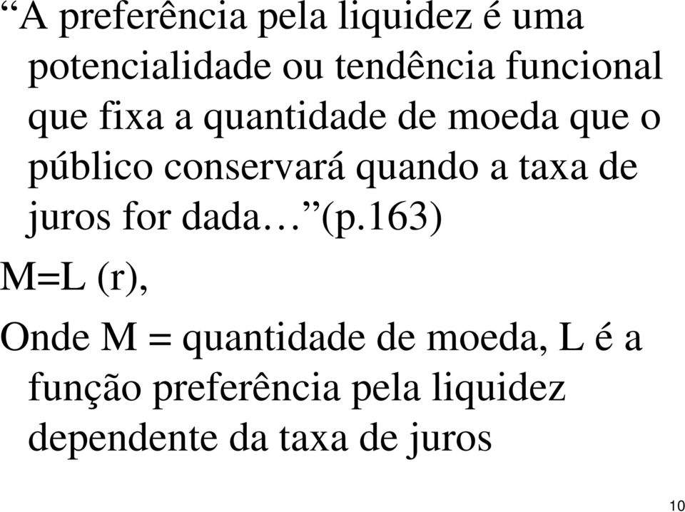 quando a taxa de juros for dada (p.