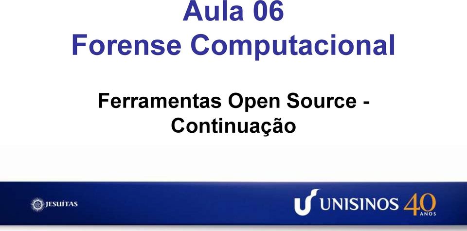 Ferramentas Open