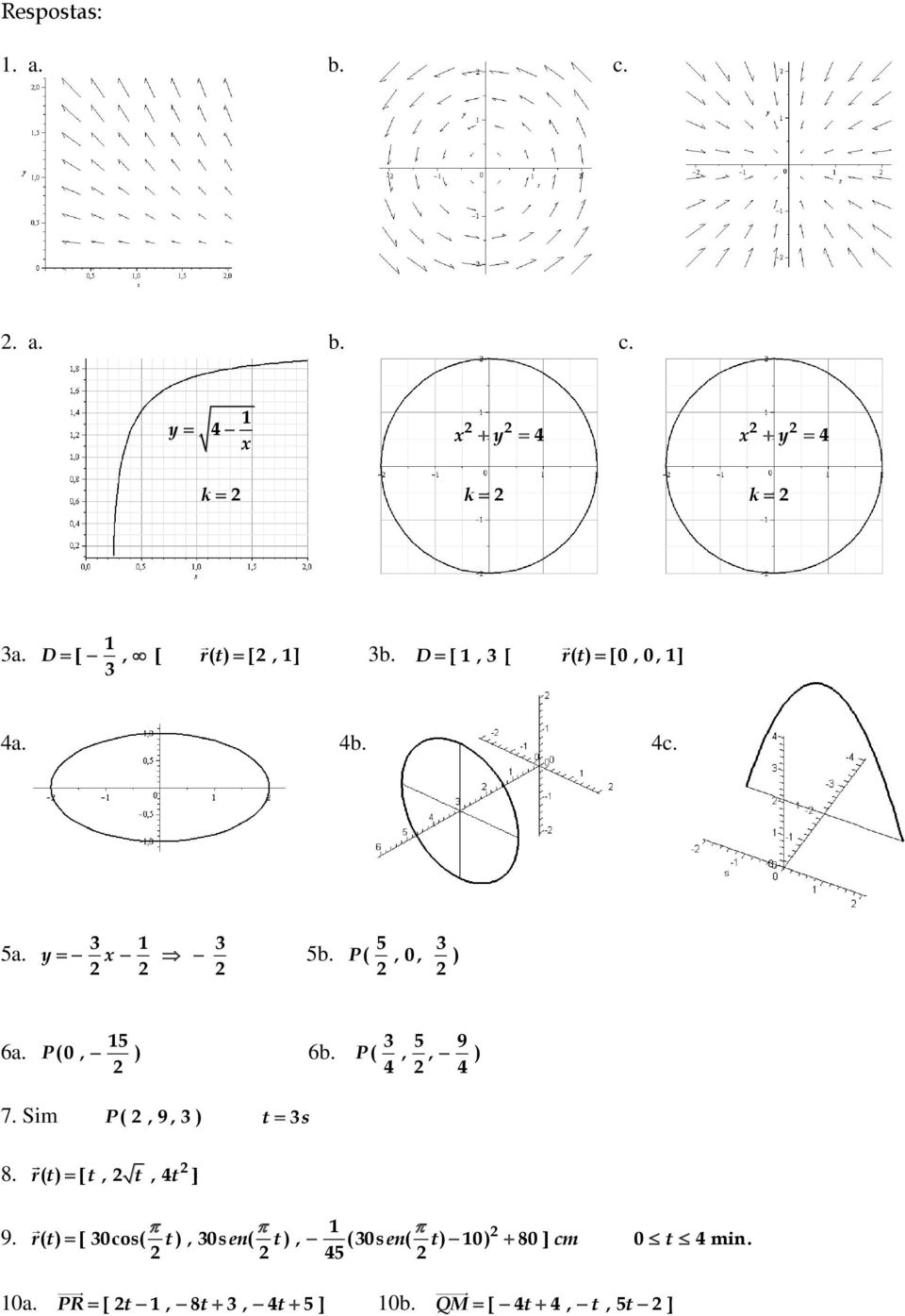 5 9 P(,, ) 7. Sim P (, 9, ) t 8. r t t t t ( ) [,, ] s 9.