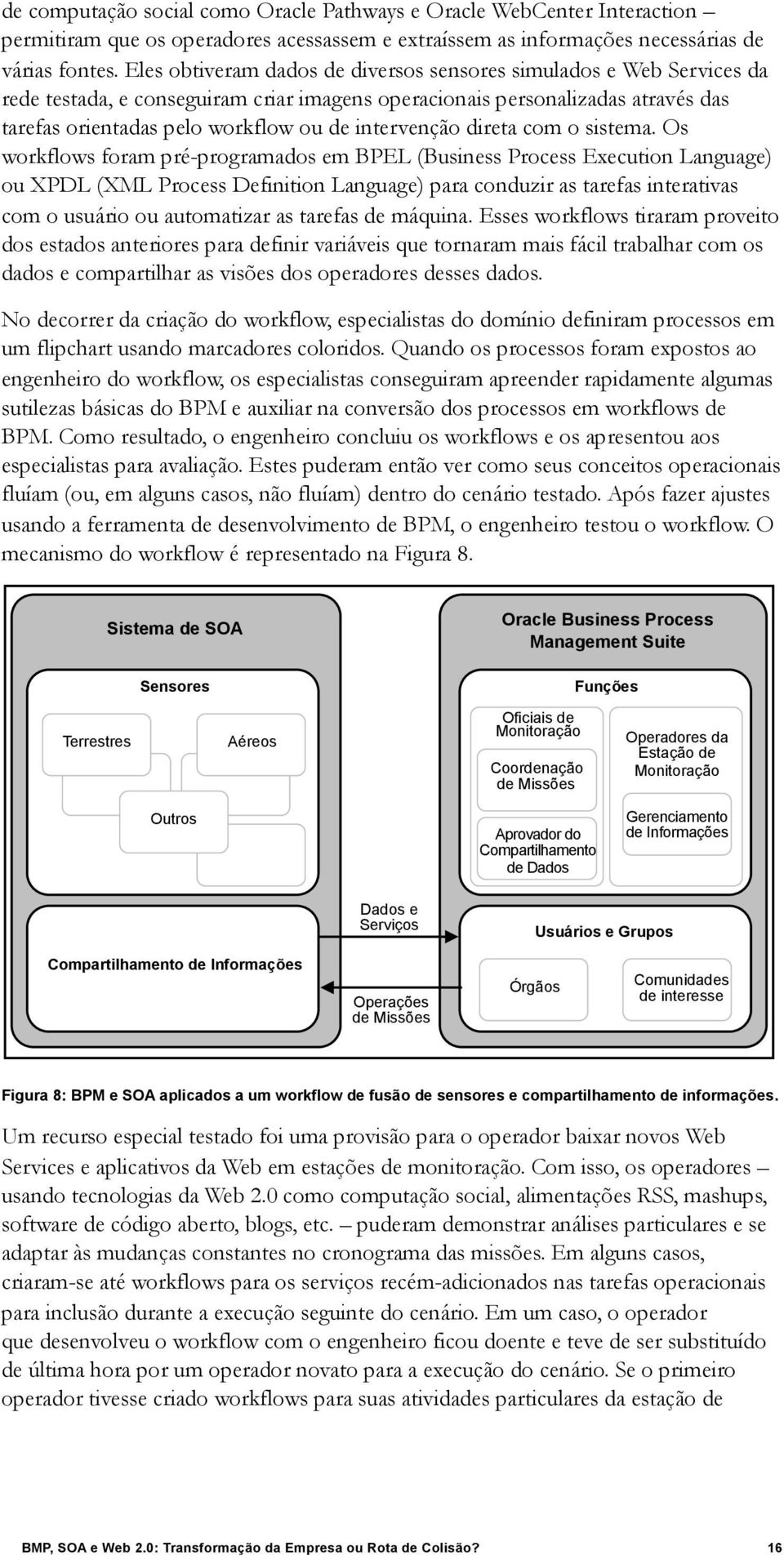 intervenção direta com o sistema.