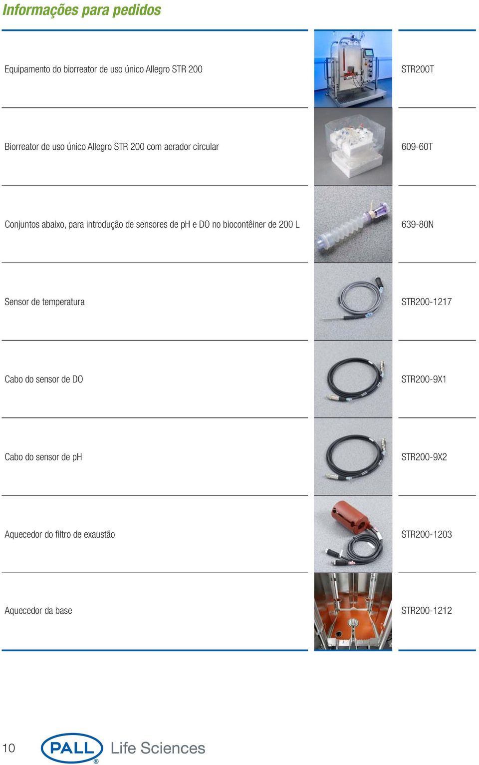 DO no biocontêiner de 200 L 639-80N Sensor de temperatura STR200-1217 Cabo do sensor de DO STR200-9X1