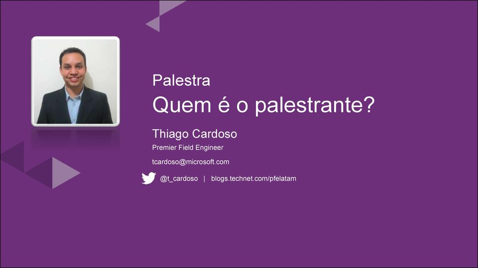 Engineer tcardoso@microsoft.