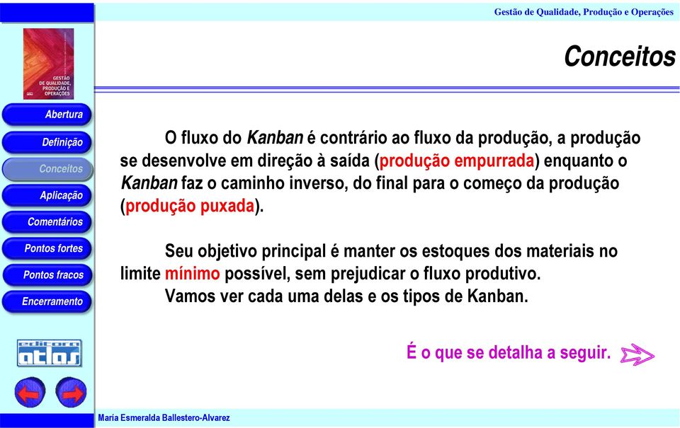 (produção puxada).