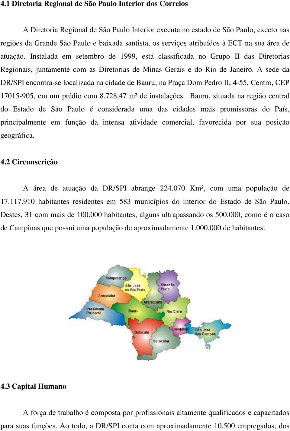 Instalada em setembro de 1999, está classificada no Grupo II das Diretorias Regionais, juntamente com as Diretorias de Minas Gerais e do Rio de Janeiro.