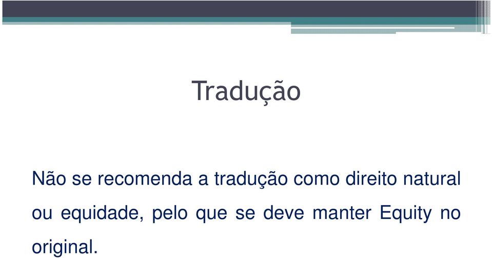 natural ou equidade, pelo