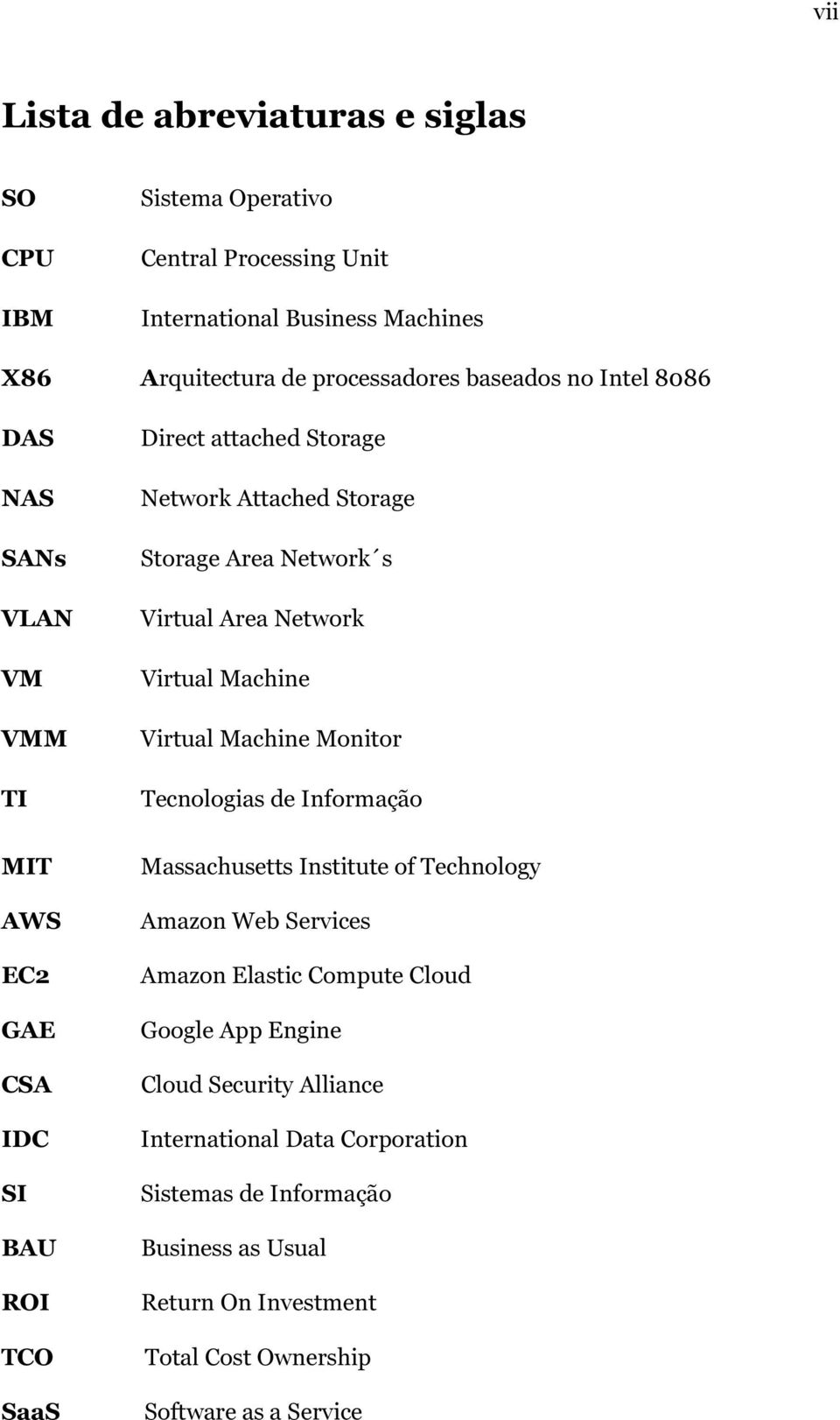 Network Virtual Machine Virtual Machine Monitor Tecnologias de Informação Massachusetts Institute of Technology Amazon Web Services Amazon Elastic Compute Cloud Google