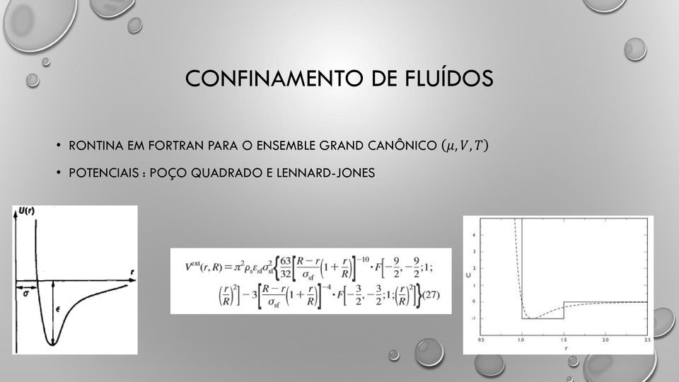 ENSEMBLE GRAND CANÔNICO μ, V,