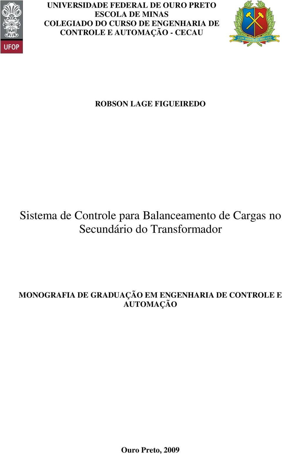 de Controle para Balanceamento de Cargas no Secundário do Transformador