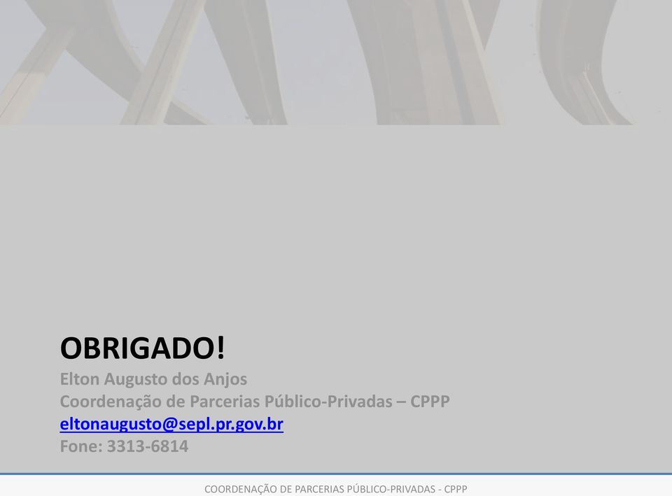 Parcerias Público-Privadas CPPP