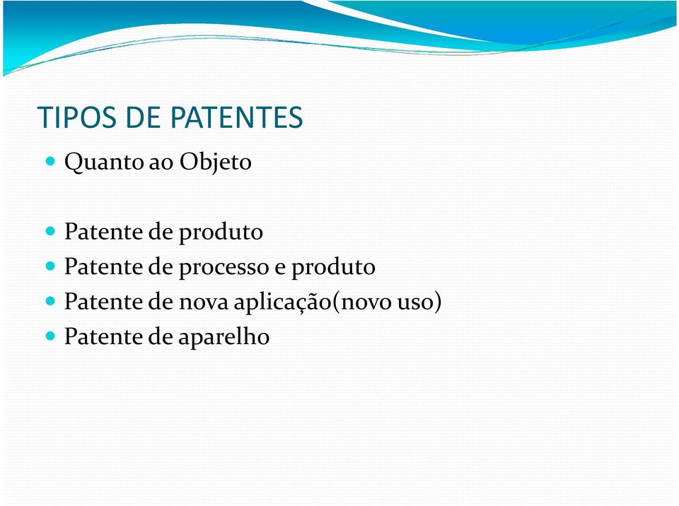 processo e produto Patente de nova