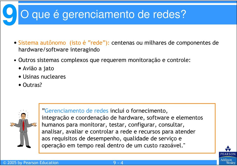 monitoração e controle: Avião a jato Usinas nucleares Outras?