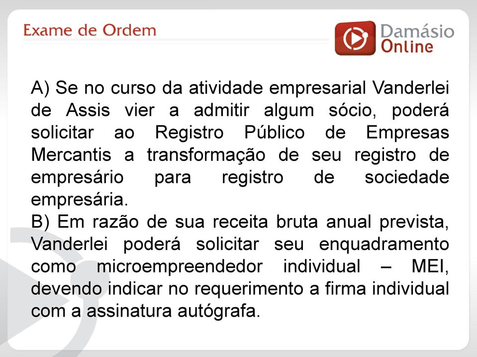 sociedade empresária.