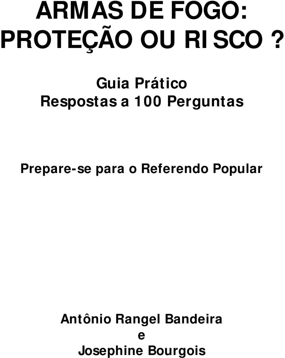 Prepare-se para o Referendo Popular