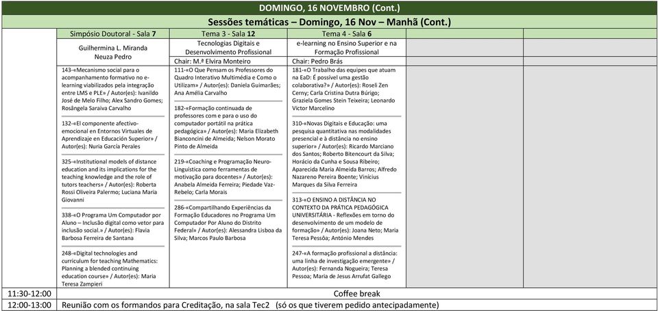 Miranda Desenvolvimento Profissional Formação Profissional Neuza Pedro Chair: M.