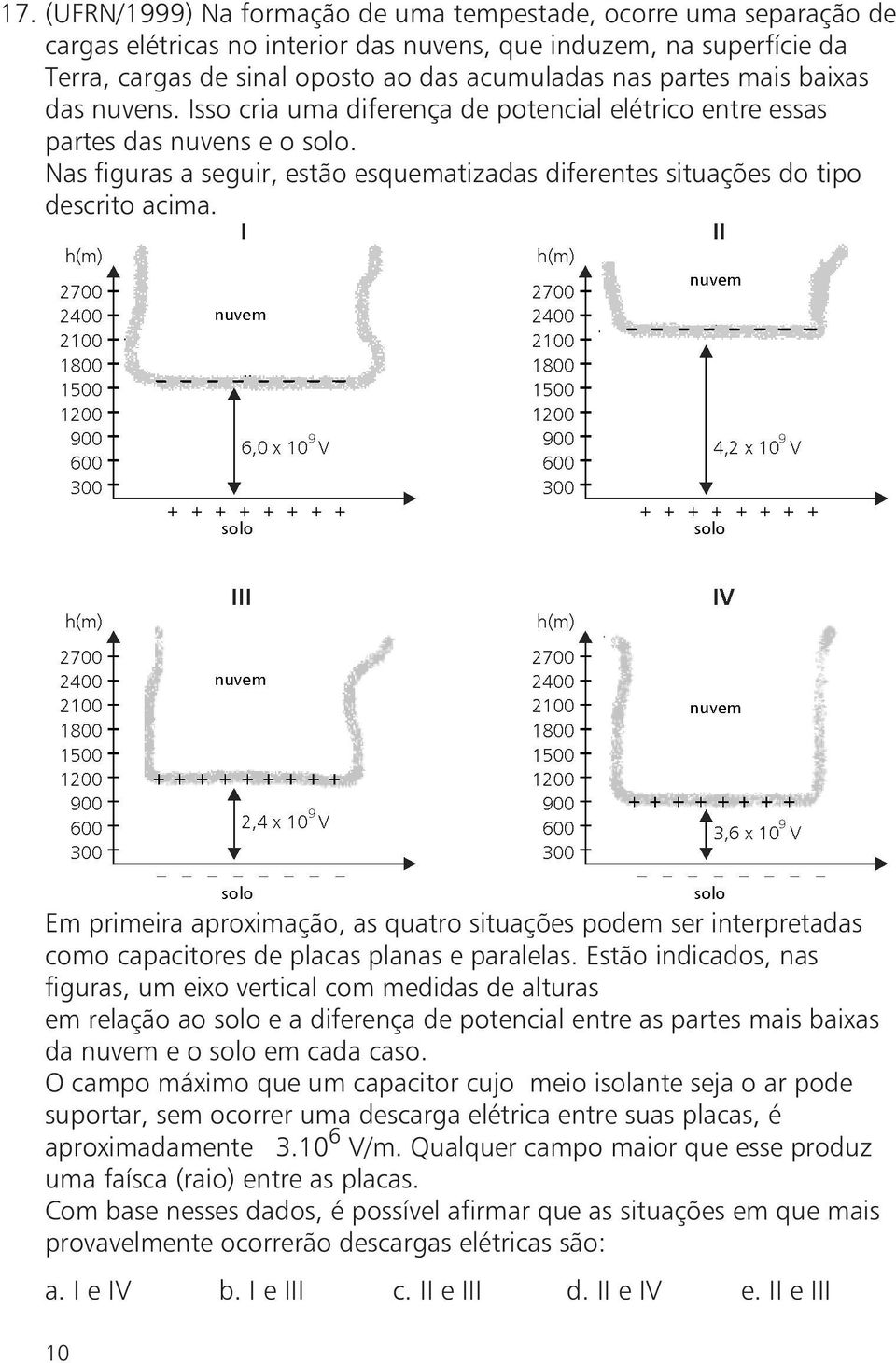 Nas figuras a seguir, estão esquematizadas diferentes situações do tipo descrito acima.