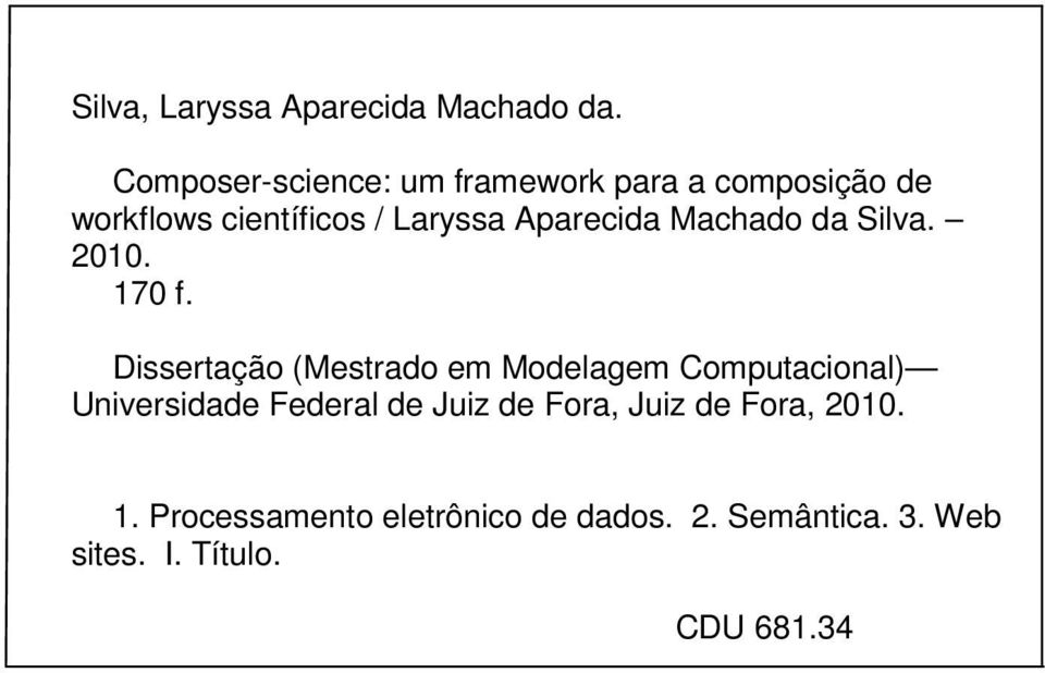 Aparecida Machado da Silva. 2010. 170 f.