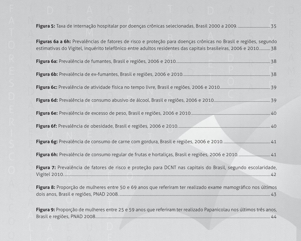 capitais brasileiras, 2006 e 2010.... 38 Figura 6a: Prevalência de fumantes, Brasil e regiões, 2006 e 2010.... 38 Figura 6b: Prevalência de ex-fumantes, Brasil e regiões, 2006 e 2010.