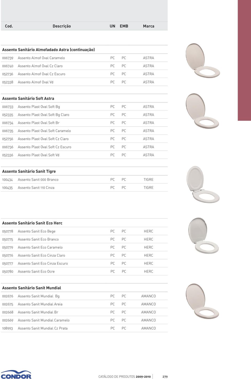 PC ASTRA 006735 Assento Plast Oval Soft Caramelo PC PC ASTRA 052756 Assento Plast Oval Soft Cz Claro PC PC ASTRA 006736 Assento Plast Oval Soft Cz Escuro PC PC ASTRA 052336 Assento Plast Oval Soft Vd