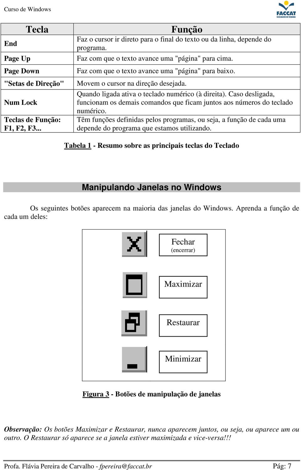 Caso desligada, funcionam os demais comandos que ficam juntos aos números do teclado numérico.