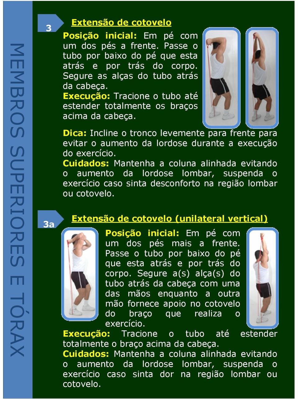 Dica: Incline o tronco levemente para frente para evitar o aumento da lordose durante a execução do exercício.