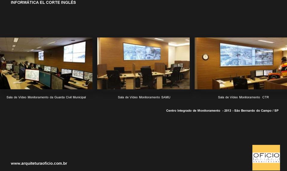 Monitoramento SAMU Sala de Vídeo Monitoramento CTR