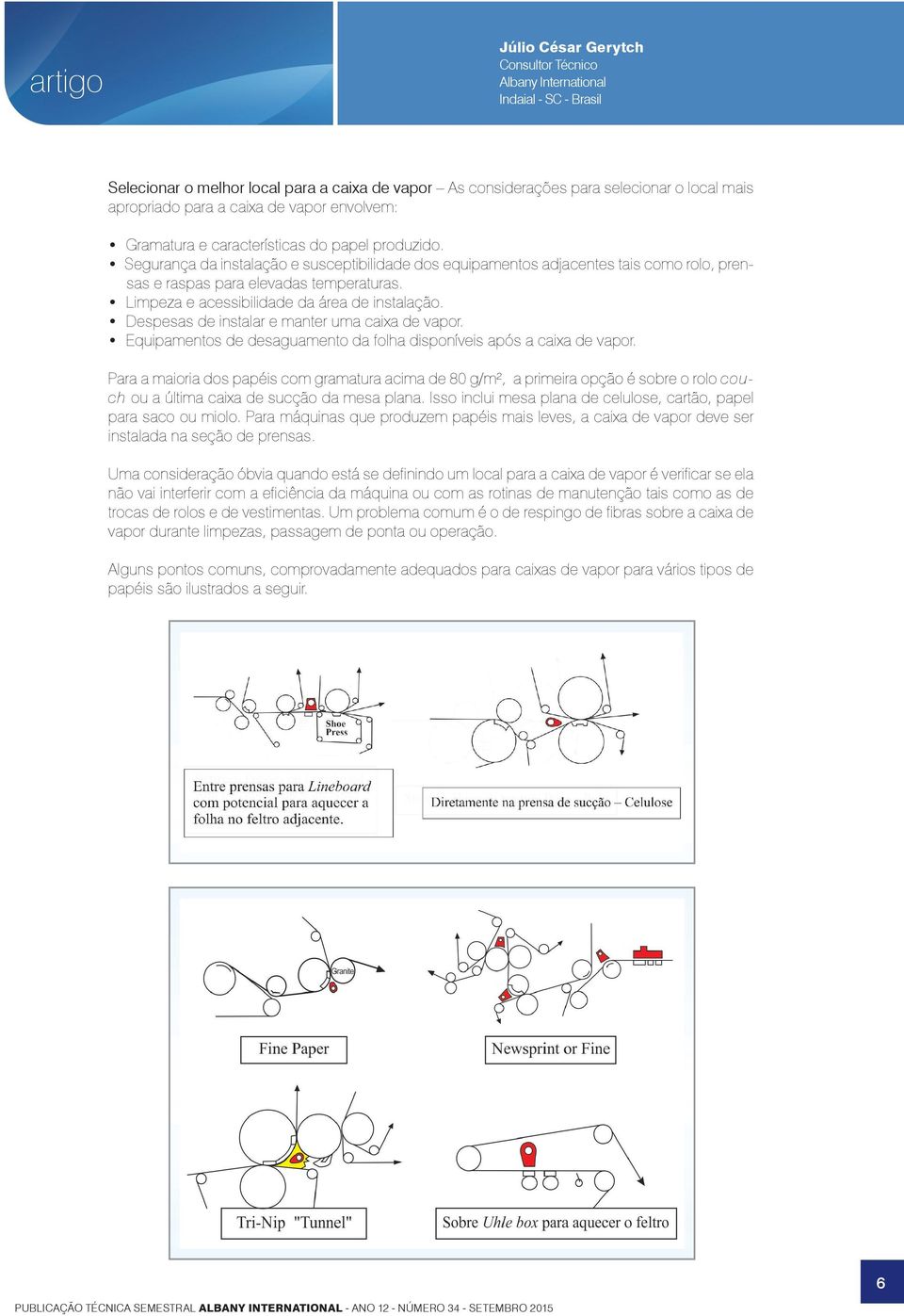 Despesas de instalar e manter uma caixa de vapor. Equipamentos de desaguamento da folha disponíveis após a caixa de vapor.