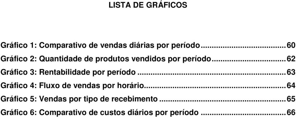 .. 62 Gráfico 3: Rentabilidade por período.