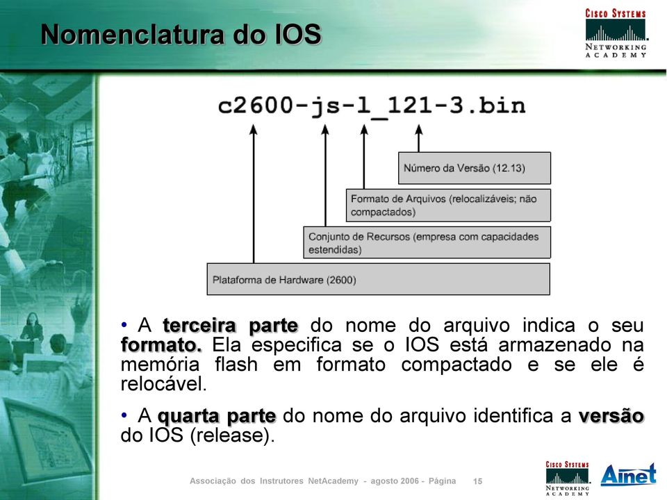 Ela especifica se o IOS está armazenado na memória flash em