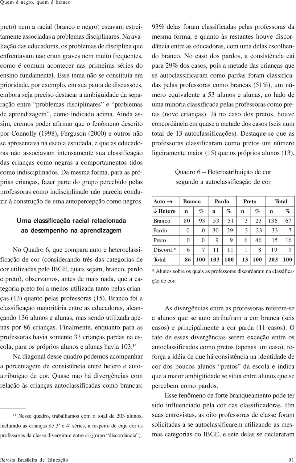 Esse tema não se constituía em prioridade, por exemplo, em sua pauta de discussões, embora seja preciso destacar a ambigüidade da separação entre problemas disciplinares e problemas de aprendizagem,