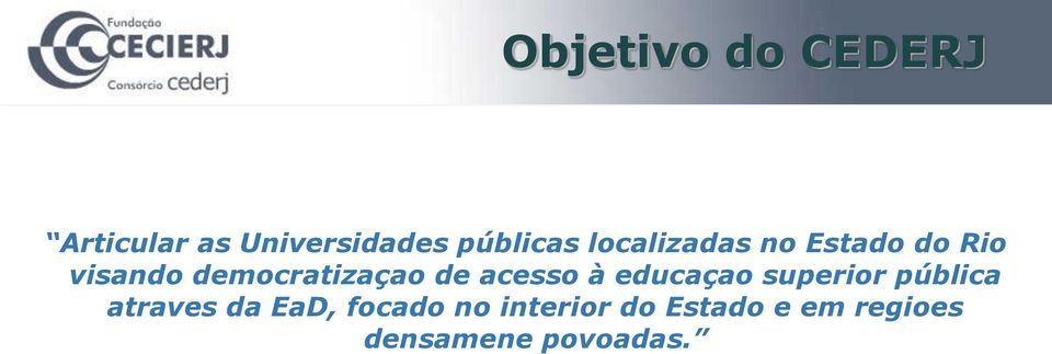 acesso à educaçao superior pública atraves da EaD,