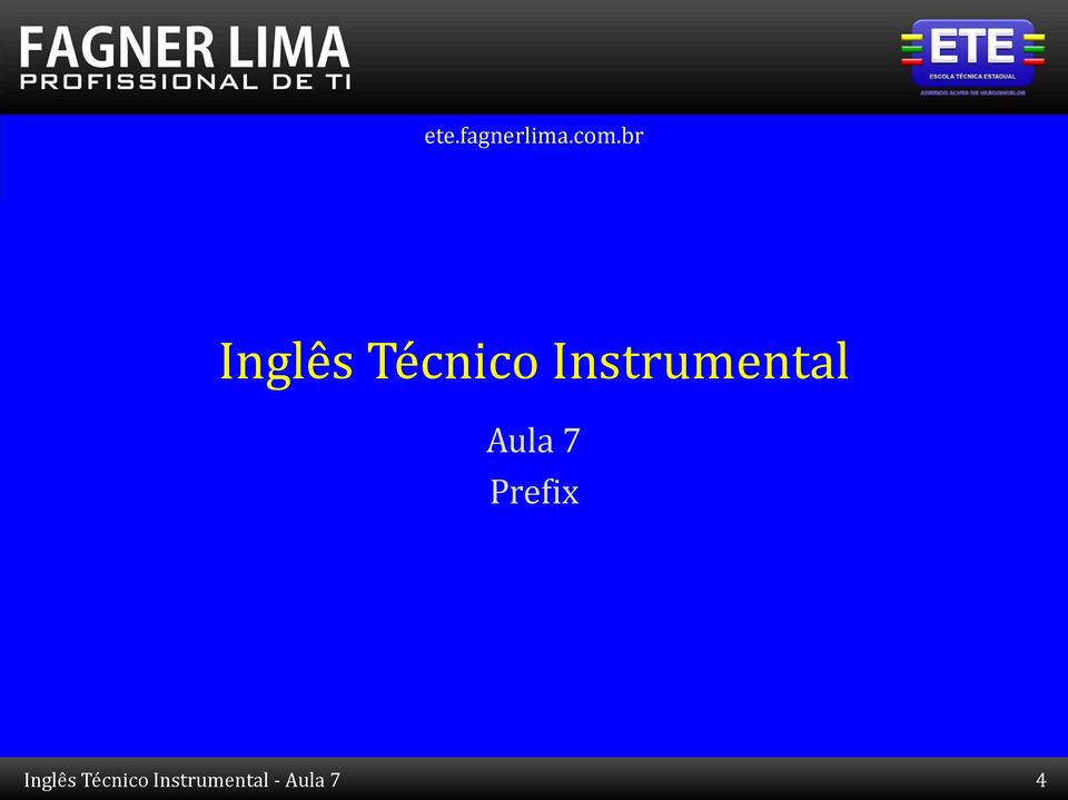 Instrumental Aula 7