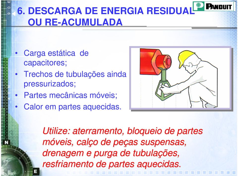 partes aquecidas.