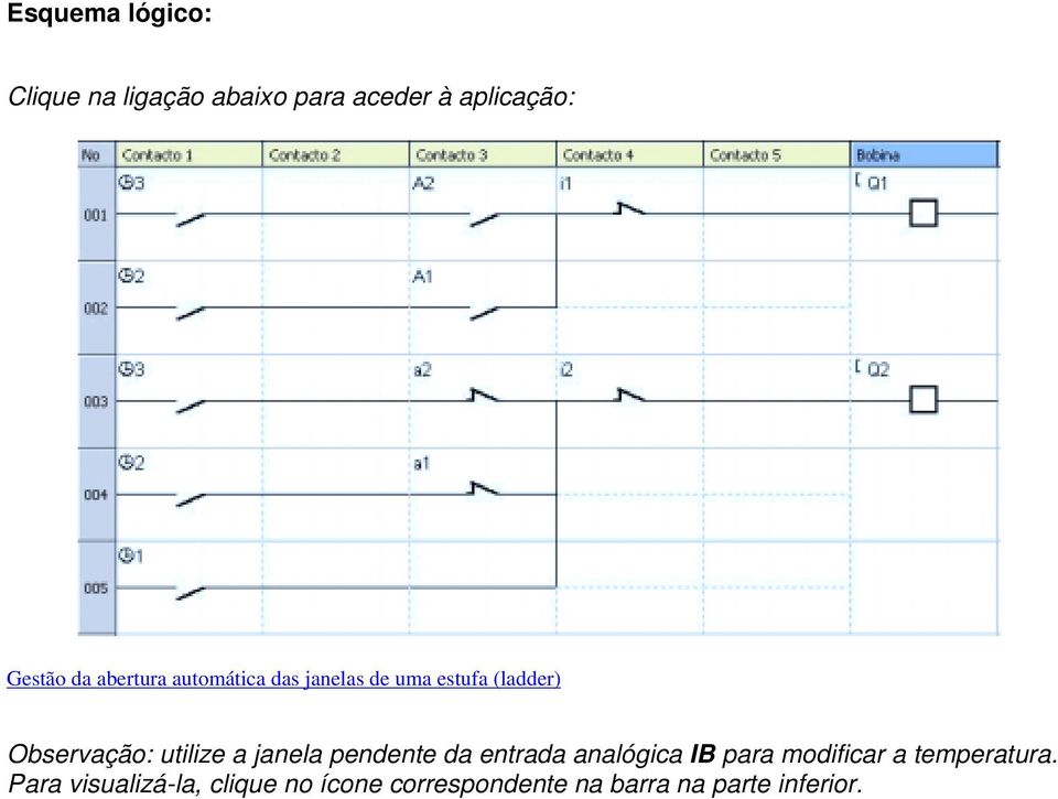 utilize a janela pendente da entrada analógica IB para modificar a