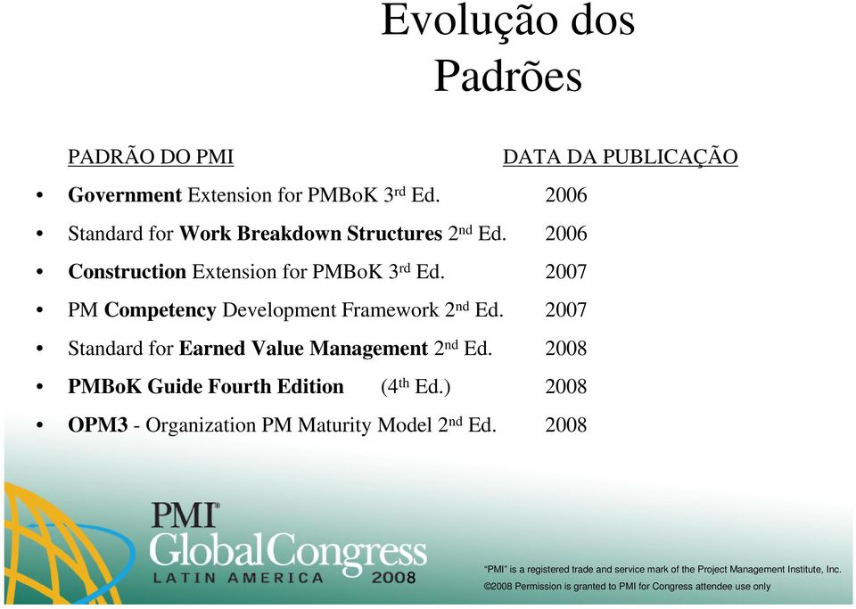 2007 PM Competency Development Framework 2 nd Ed.