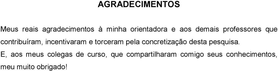 pela concretização desta pesquisa.