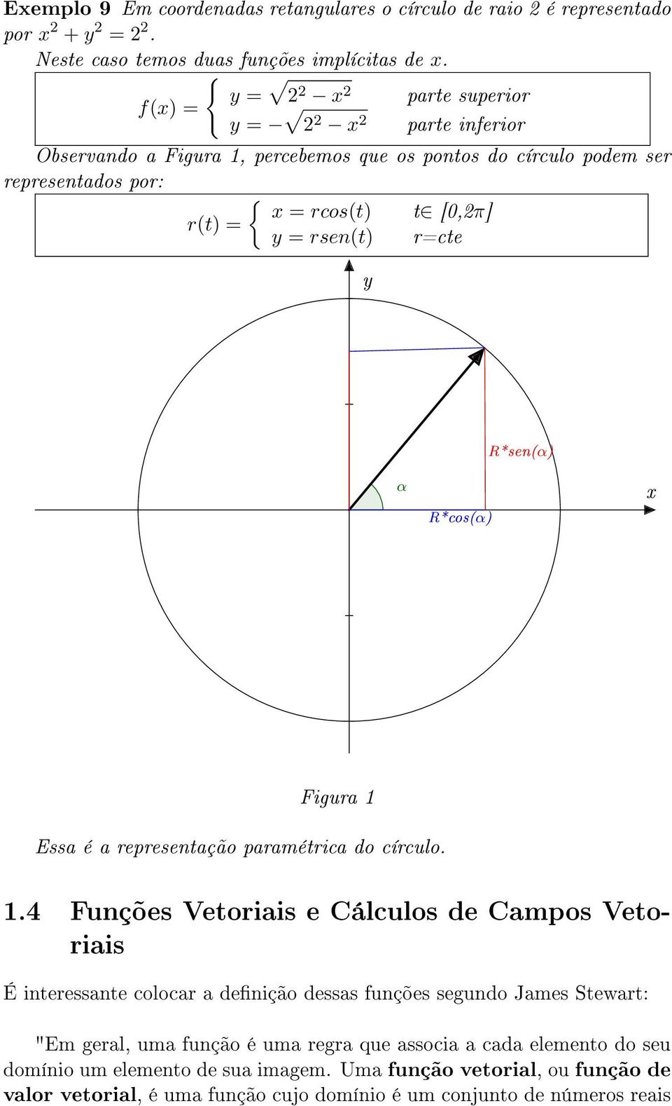 rsen(t) r=cte y R*sen(α) α R*cos(α) x Figura 1 