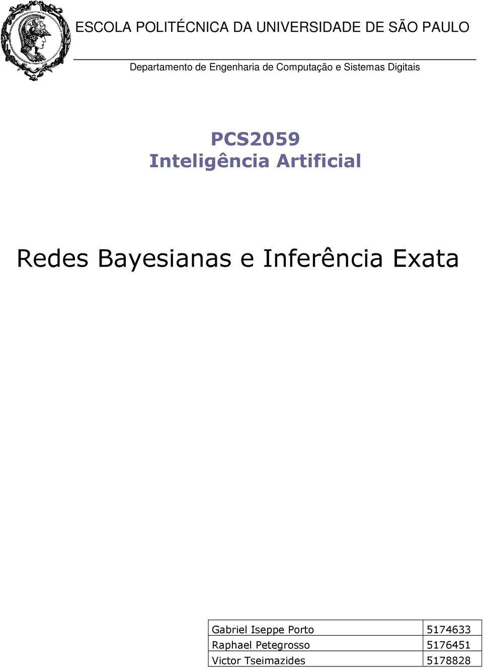 Digitais PCS2059 Inteligência Artificial Gabriel Iseppe