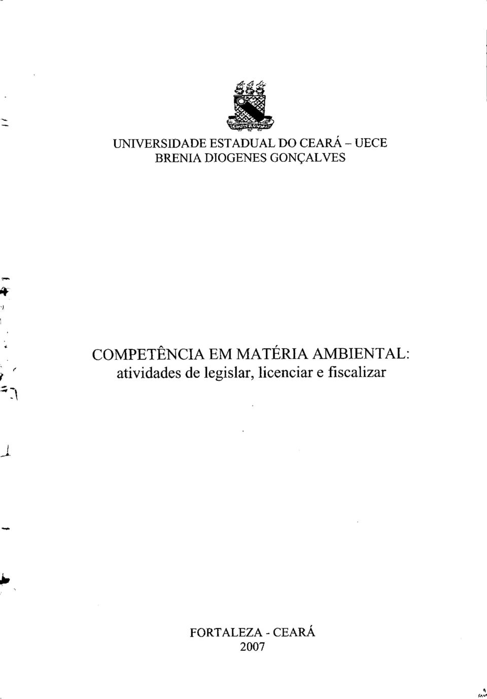 EM MATÉRIA AMBIENTAL: atividades de