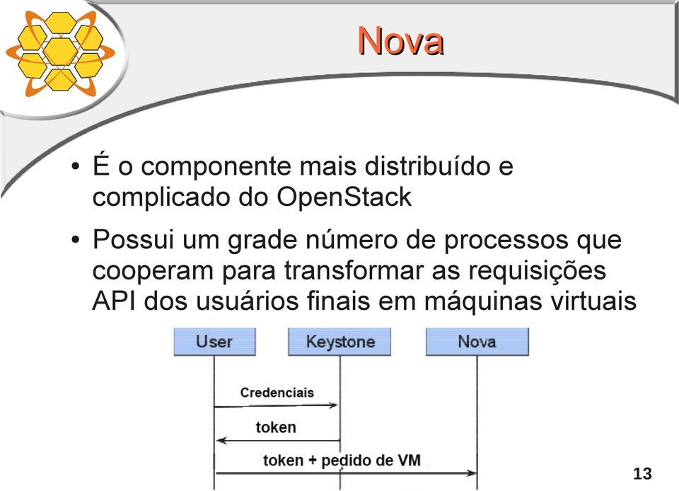 de processos que cooperam para transformar as