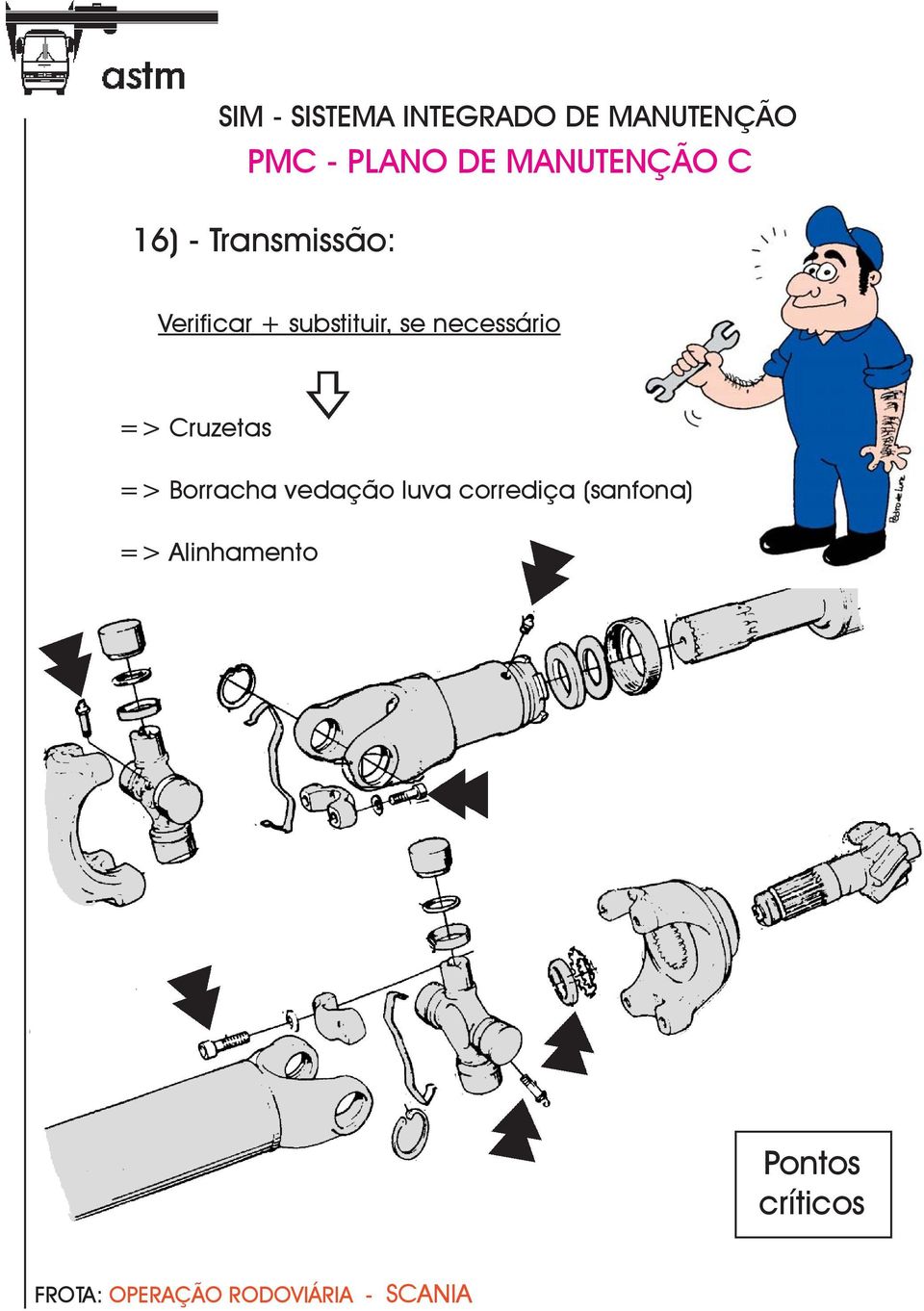 Cruzetas => Borracha vedação luva