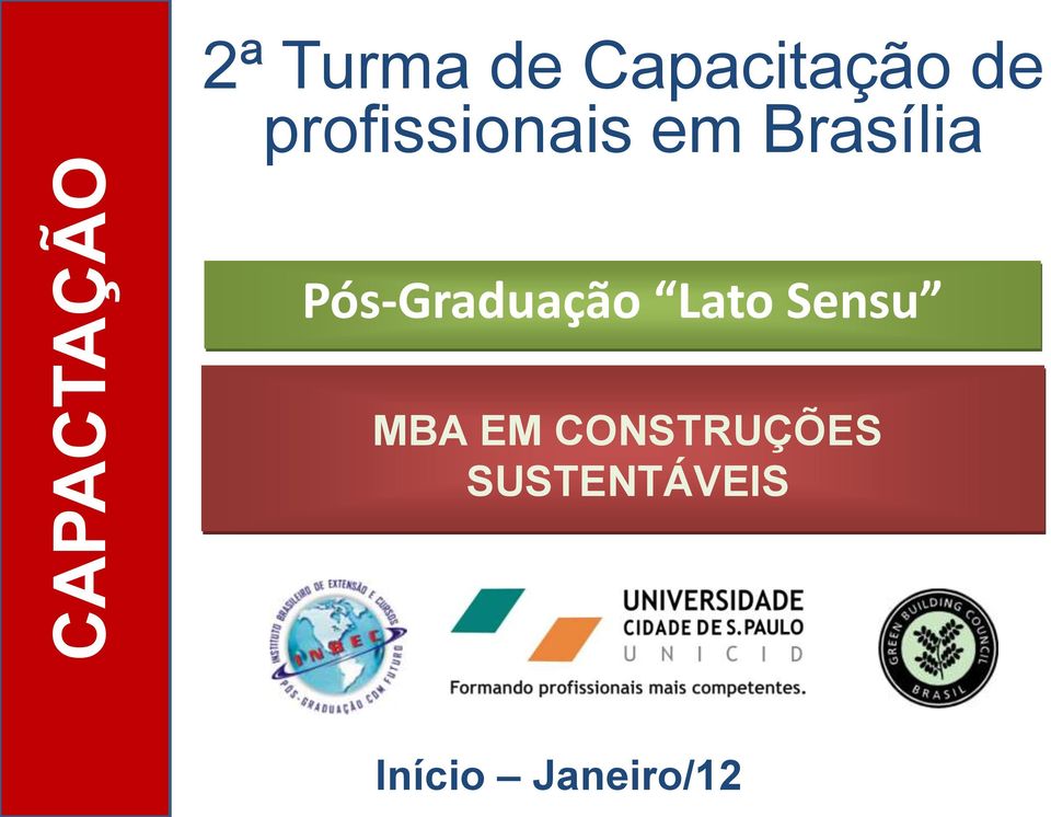 Pós-Graduação Lato Sensu MBA EM