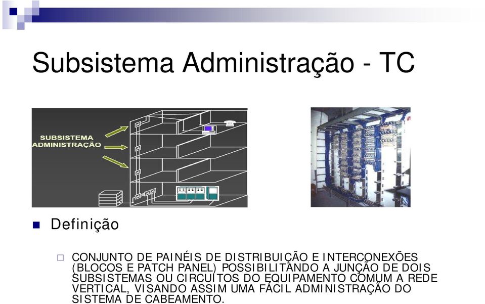 JUNÇÃO DE DOIS SUBSISTEMAS OU CIRCUITOS DO EQUIPAMENTO COMUM A REDE