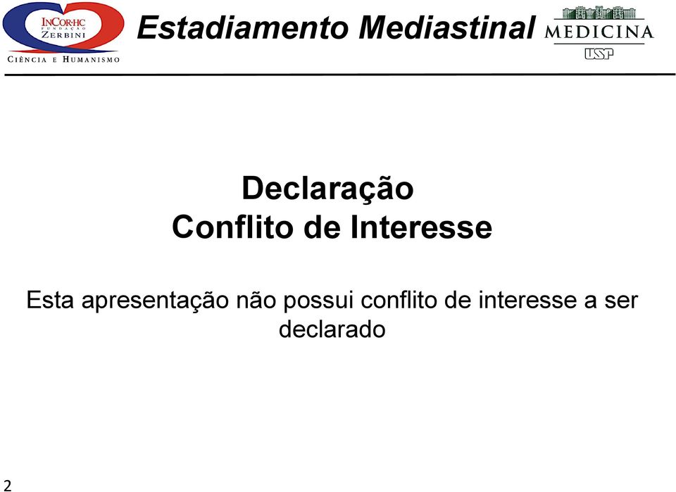 apresentação não possui